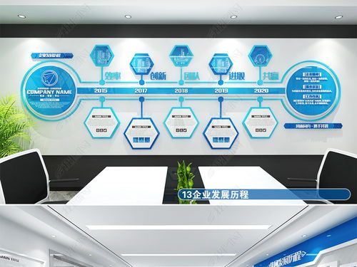 藍(lán)色科技感企業(yè)展廳與辦公空間一體化設(shè)計(jì)方案 賦能企業(yè)文化與未來(lái)愿景